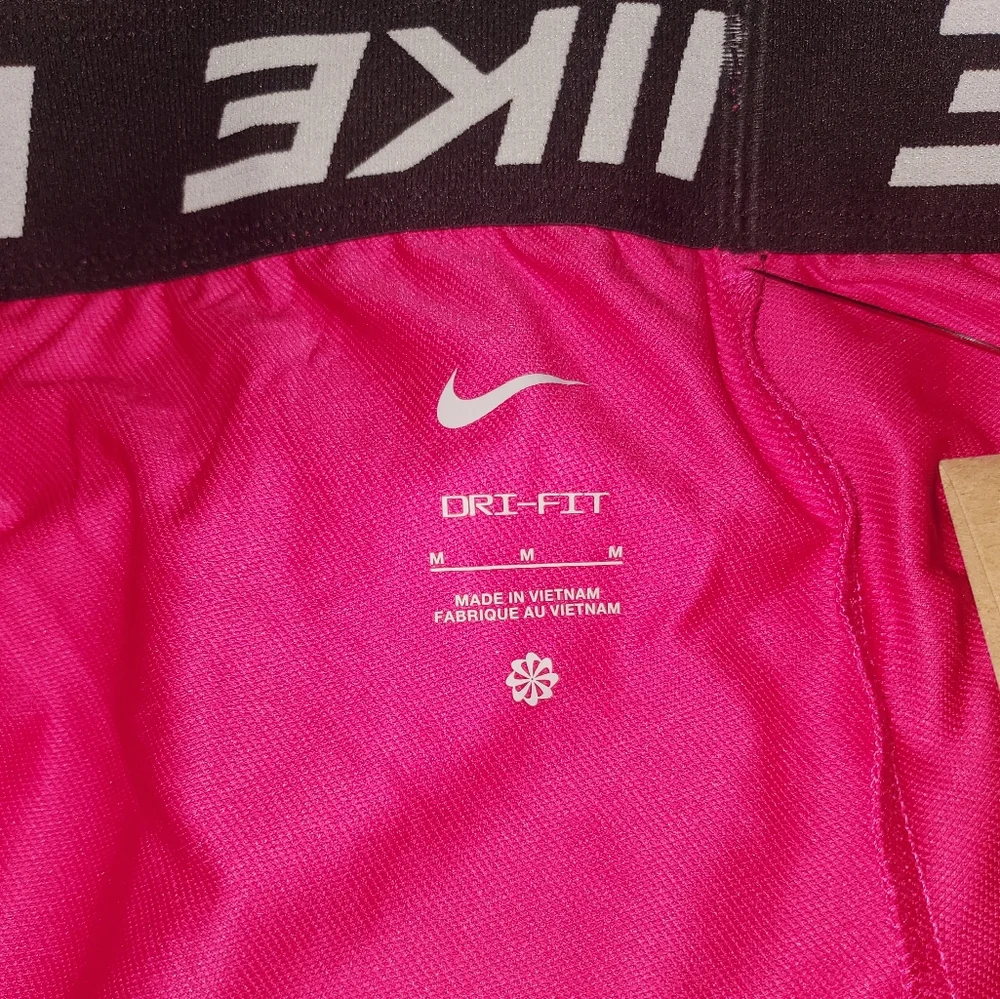 Nike Hot Pink Athletic DRI-Fit TRAINING Shorts - Picture 7 of 9